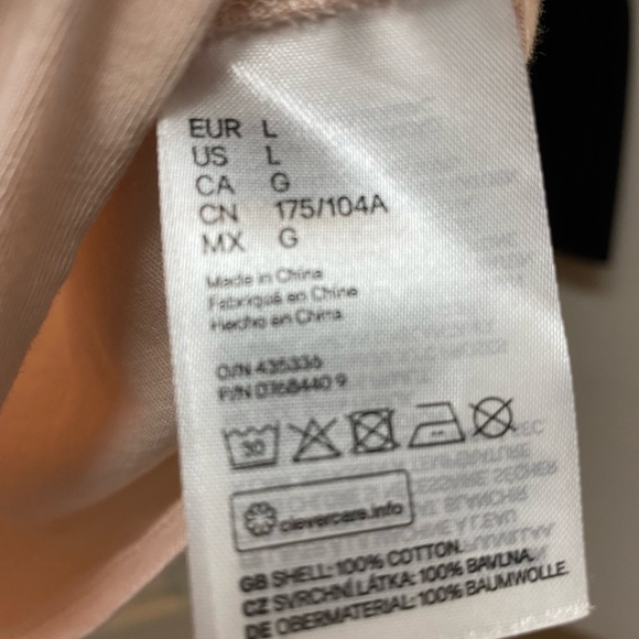💓H&M • light pink top • L • EUC - Picture 5 of 5